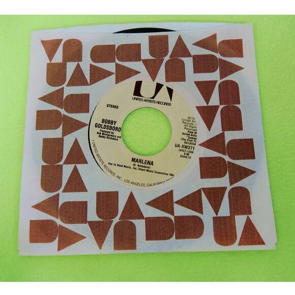 Bobby Goldsboro - Sing Me A Smile / Marlena - UA 1973 45rpm Vinyl‎ Record Single - Picture 9 of 9